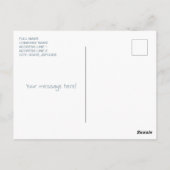 Chiropraktik, Chiropraktiker, Chiropraktiker Postkarte (Rückseite)