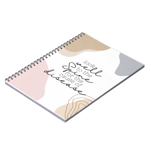 Chiropraktik, Chiropraktiker, Foto-Notebook Notizblock (Linke Seite)