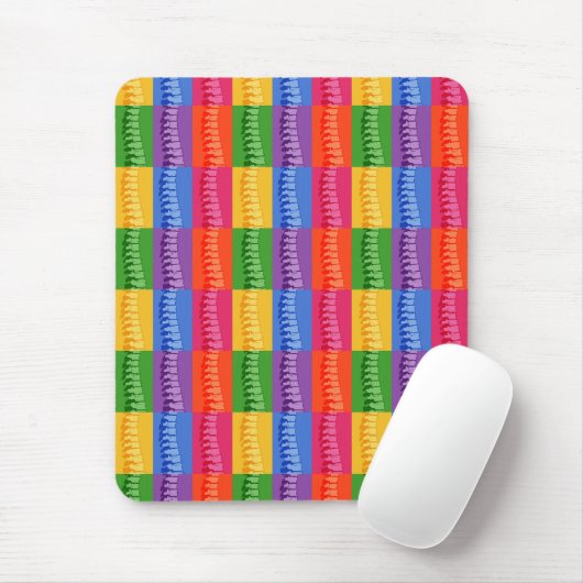 Chiropraktik-Dorn-Pop-Kunst Mousepad (Mit Mouse)