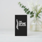 Chiropraktik-DornWhisperer - lustiger Chiropraktor Visitenkarte (Stehend Vorderseite)