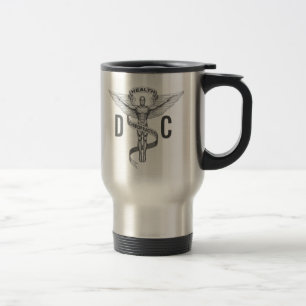 Chiropraktik-Emblem DC-Reise-Tasse Reisebecher