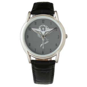 Chiropraktik-Emblem-Uhr Armbanduhr