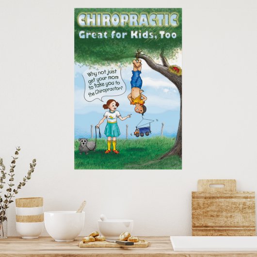 Chiropraktik für Kinder Poster (Küche)