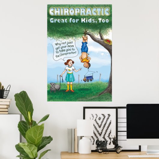 Chiropraktik für Kinder Poster (Heimbüro)