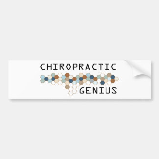 Chiropraktik-Genie Autoaufkleber