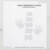 Chiropraktik-Hände u. Dorn-Briefkopf Briefkopf (Vorne/Hinten)