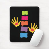 Chiropraktik-Hände und Dorn Mousepad (Mit Mouse)