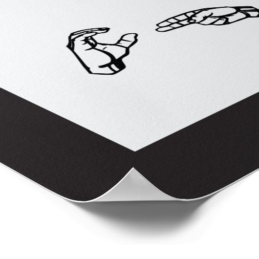 Chiropraktik, handsigniert poster (Ecke)