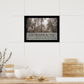 Chiropraktik heilt die Body Quotes-Redewendungen Poster (Küche)