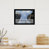 Chiropraktik heilt die Body Quotes-Redewendungen Poster (Küche)