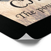 Chiropraktik heilt die Body Quotes-Redewendungen Poster (Ecke)