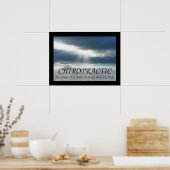 Chiropraktik heilt die Body Quotes-Redewendungen Poster (Küche)
