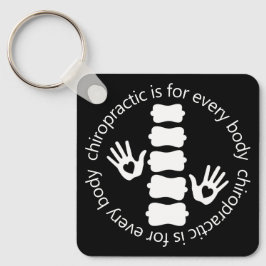 Chiropraktik ist für jeden Körper geeignet Schlüsselanhänger