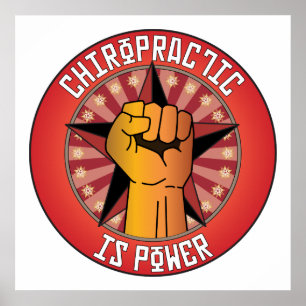 Chiropraktik ist Power Poster