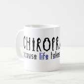 CHIROPRAKTIK KAFFEETASSE (Vorderseite Links)