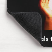 Chiropraktik Mousepad "der Power " (Ecke)