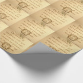 Chiropraktik-Packpapier Geschenkpapier (Ecke)