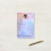 Chiropraktik Posten-it® Anmerkungen des Post-it Klebezettel (Auf Schreibtisch)