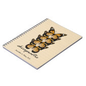 Chiropraktik-Schmetterlings-Notizbuch Notizblock (Linke Seite)