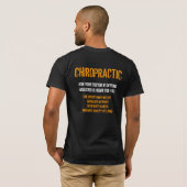 Chiropraktik T-Shirt (Schwarz voll)