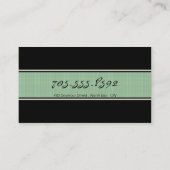 Chiropraktik und medizinische visitenkarte (Rückseite)