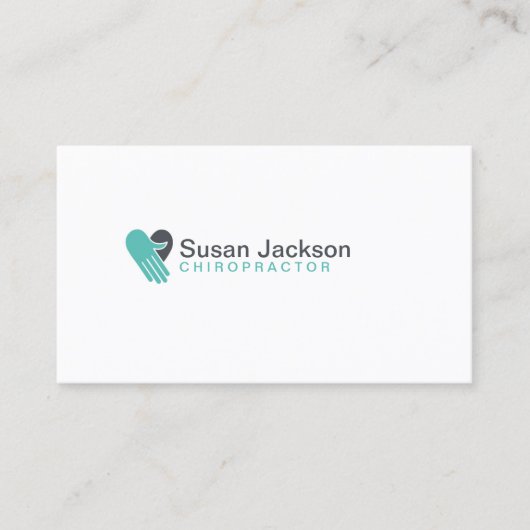 Chiropraktik-Visitenkarte Visitenkarte (Vorderseite)