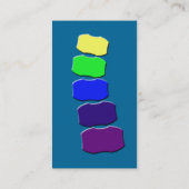 Chiropraktik-Visitenkarte Visitenkarte (Rückseite)