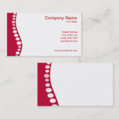 Chiropraktik-Visitenkarte Visitenkarte (Vorne/Hinten)