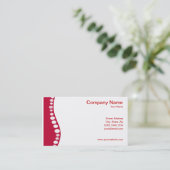 Chiropraktik-Visitenkarte Visitenkarte (Stehend Vorderseite)