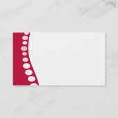 Chiropraktik-Visitenkarte Visitenkarte (Rückseite)