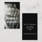 Chiropraktik-Visitenkarten Visitenkarte (Vorne/Hinten)