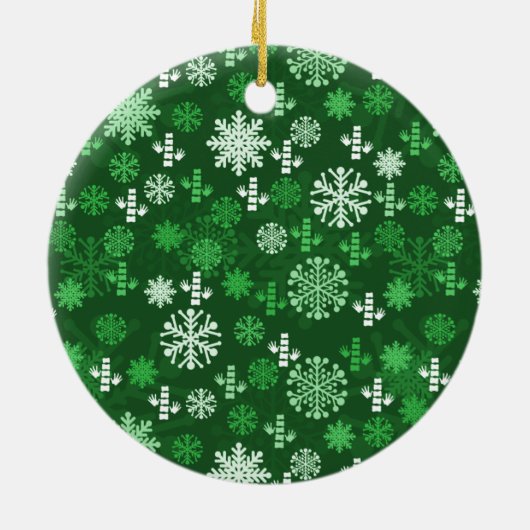 Chiropraktik-Weihnachtsverzierung Keramik Ornament (Hinten)