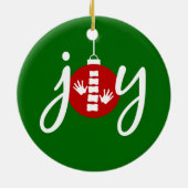 Chiropraktik-Weihnachtsverzierung Keramik Ornament (Hinten)