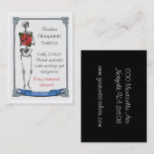 Chiropraktikdienstleistungen Visitenkarte (Vorne/Hinten)