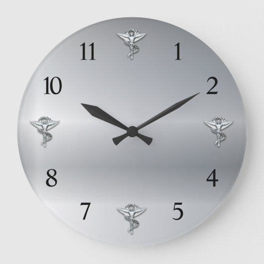 Chiropraktikemblem Chiropraktiker Große Uhr (Vorderseite)