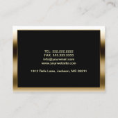 Chiropraktiker, Beruflich Visitenkarte (Rückseite)