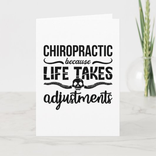 Chiropraktiker Chiro Spine Chiropraktiker wegen de Karte (Vorderseite)