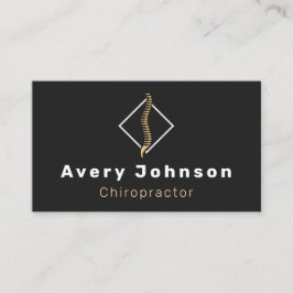 Chiropraktiker Chiropraktiker Elegante Spine Visitenkarte