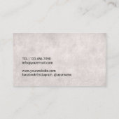 Chiropraktiker Chiropraktiker Visitenkarte (Rückseite)