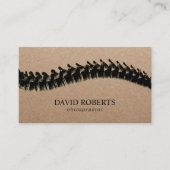 Chiropraktiker Chiropraktiker Wirbelsäulentherapeu Visitenkarte (Vorderseite)