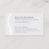 Chiropraktiker Erinnerung Visitenkarte (Vorderseite)