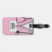 Chiropraktiker Gepäckmarke Gepäckanhänger (Rückseite horizontal)