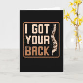 Chiropraktiker ich Got Ihren Rücken Karte (Gelbe Blume)