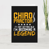 Chiropraktiker Legend Karte (Vorderseite)