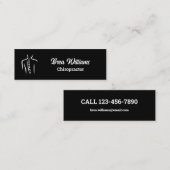 Chiropraktiker Massage Handtherapeut Mini Visitenkarte (Vorne/Hinten)