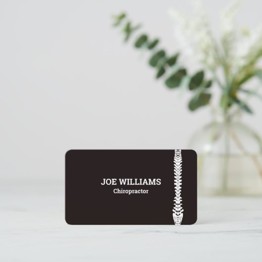 Chiropraktiker Massage Handtherapeut Visitenkarte (Stehend Vorderseite)