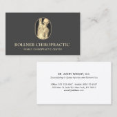 Chiropraktiker Massage Therapeut Wellness-Center Visitenkarte (Vorne/Hinten)