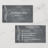 Chiropraktiker Massage Wellness-Center Therapeut Visitenkarte (Vorne/Hinten)