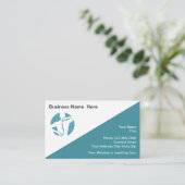 Chiropraktiker - Moderne Logosparte Visitenkarte (Stehend Vorderseite)