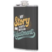 Chiropraktiker Motivation für Spine Zitat Flachmann (Links)